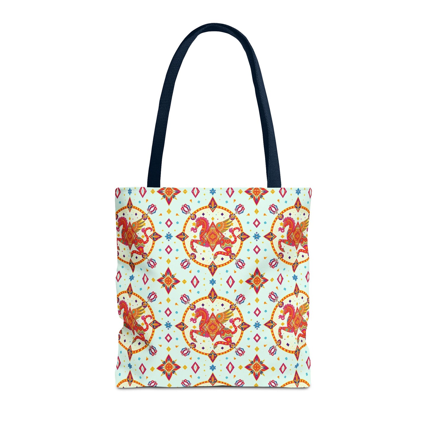 Tote Bag (AOP), Aquarius, Zodiac v1, Jewel Pattern