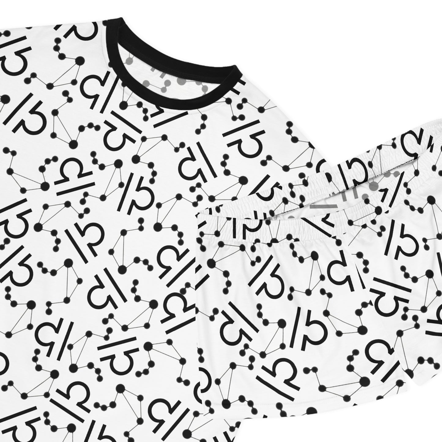 Women's Short Pajama Set Libra Zodiac Sign (AOP)