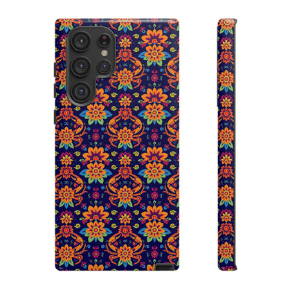 Tough Cases, Cancer, Zodiac, Flower Pattern
