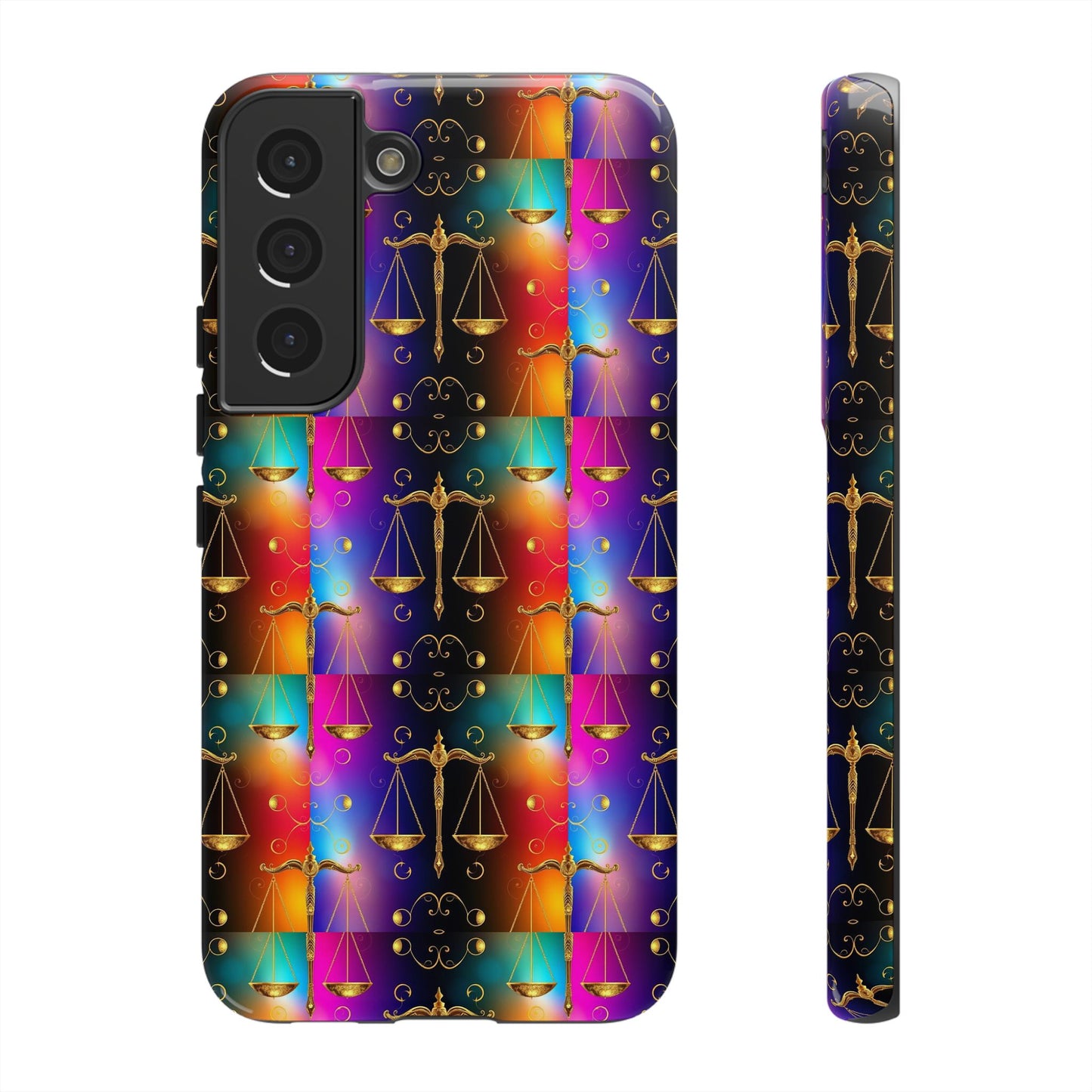 Tough Cases, Libra, Zodiac v1, Metal Pattern
