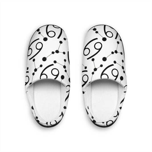 Women's Indoor Slippers, Cancer Zodiac Sign