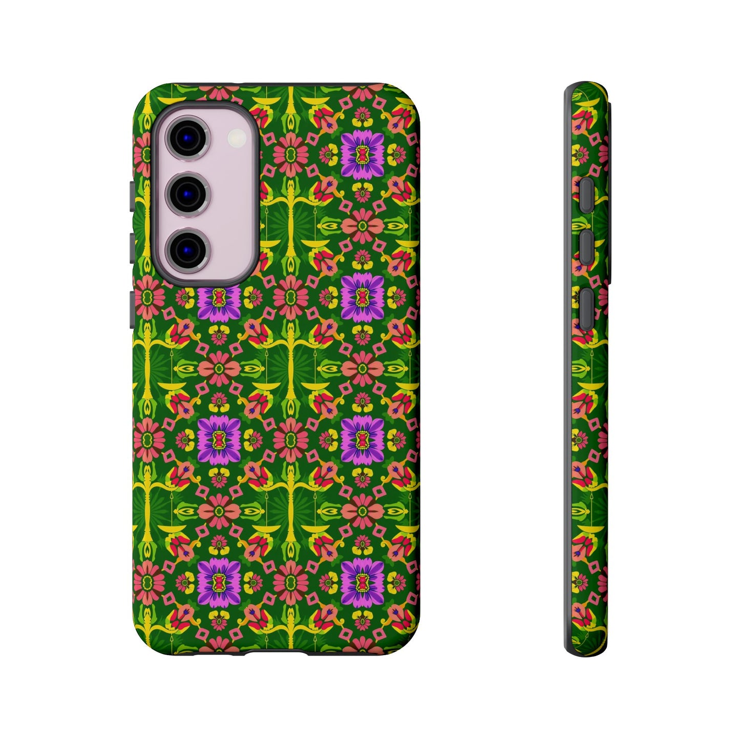 Tough Cases, Libra, Zodiac, Flower Pattern