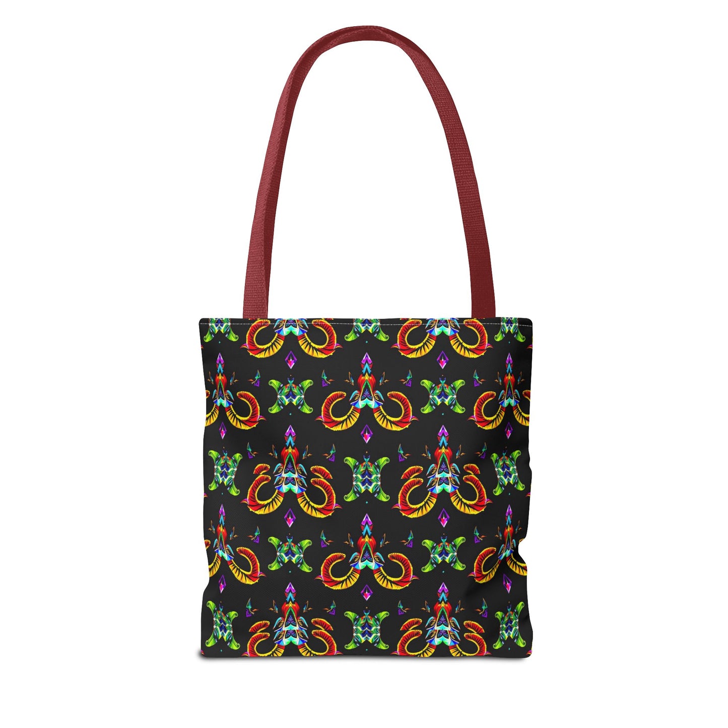 Tote Bag (AOP), Aries, Zodiac, Jewel Pattern