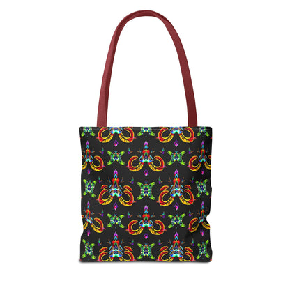 Tote Bag (AOP), Aries, Zodiac, Jewel Pattern