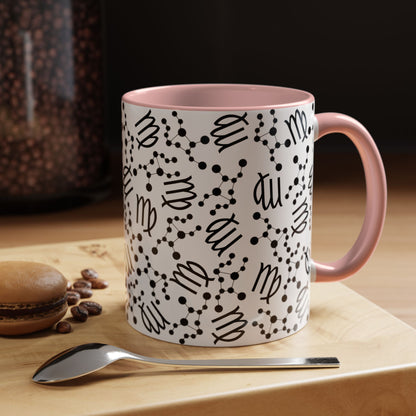 Accent Coffee Mug with the Virgo sign (11, 15oz)