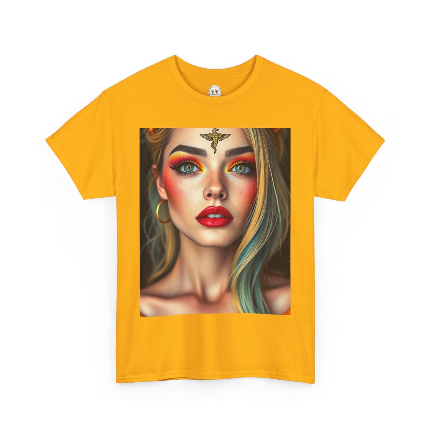 Unisex Heavy Cotton T-Shirt, Virgo, Zodiac, Sexy Art