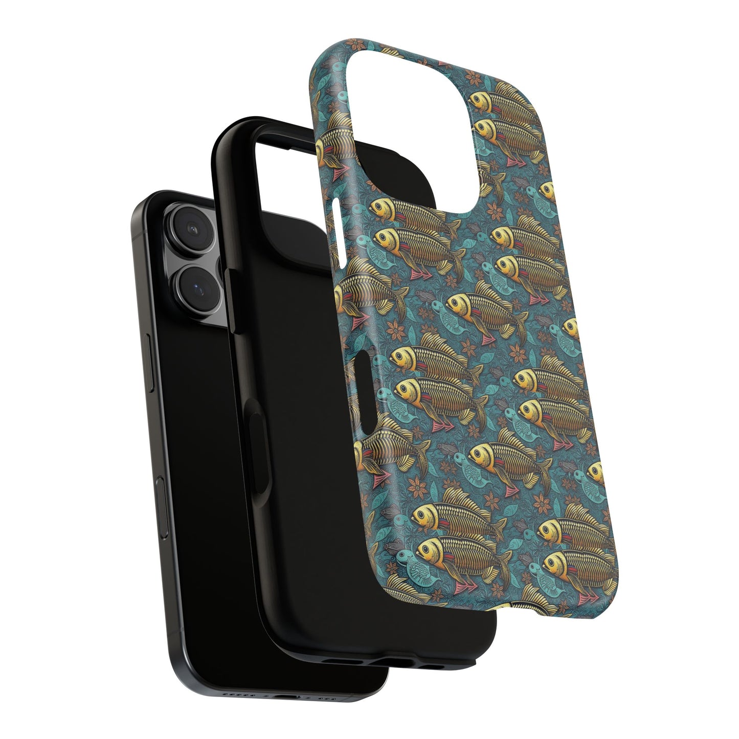 Tough Cases, Pisces, Zodiac v1, Metal Pattern