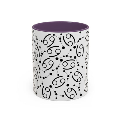 Accent Coffee Mug with the Cancer sign (11, 15oz)