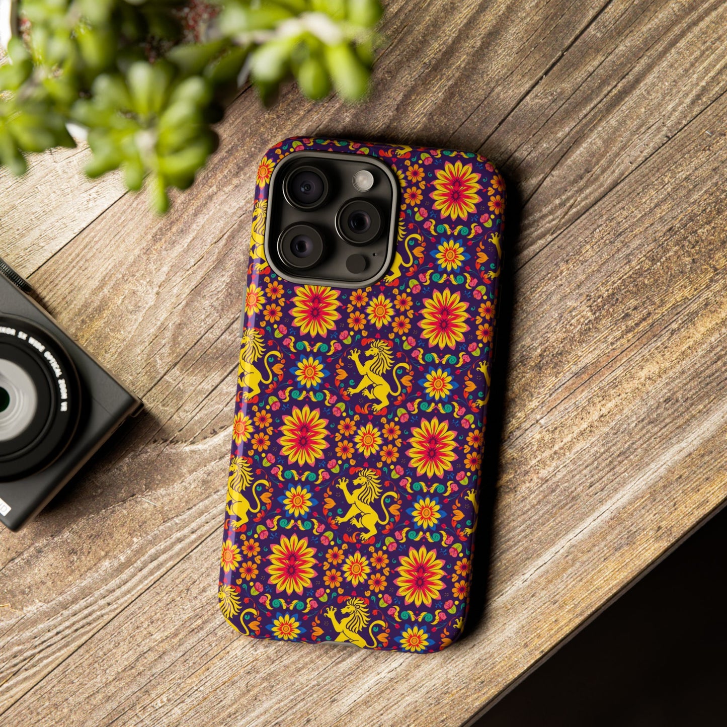 Tough Cases, Leo, Zodiac, Flower Pattern