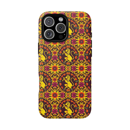 Tough Cases, Virgo, Zodiac v1, Flower Pattern
