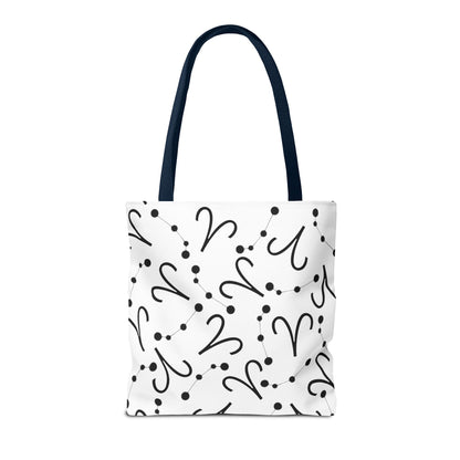 Tote Bag Aries Zodiac sign AOP