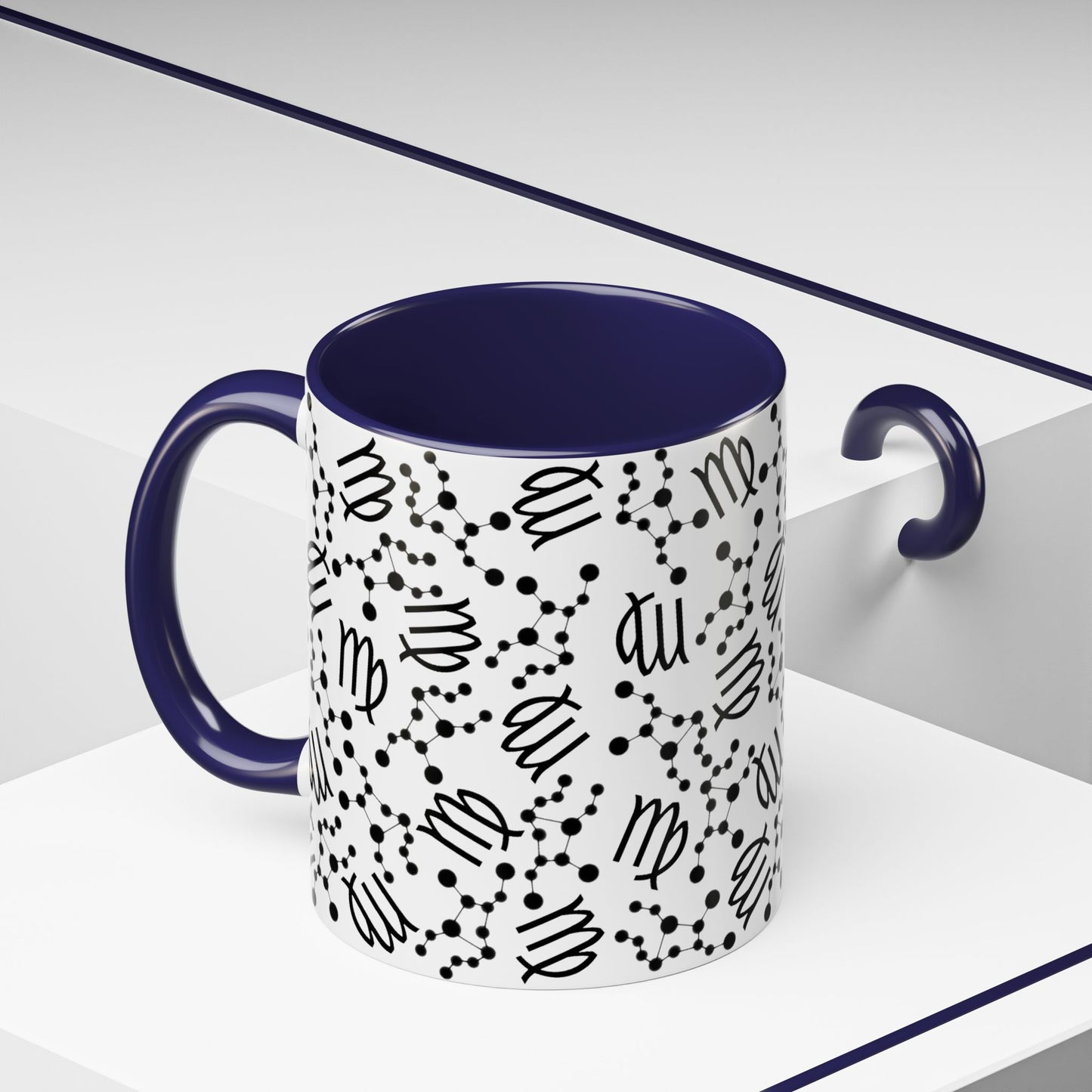 Accent Coffee Mug with the Virgo sign (11, 15oz)