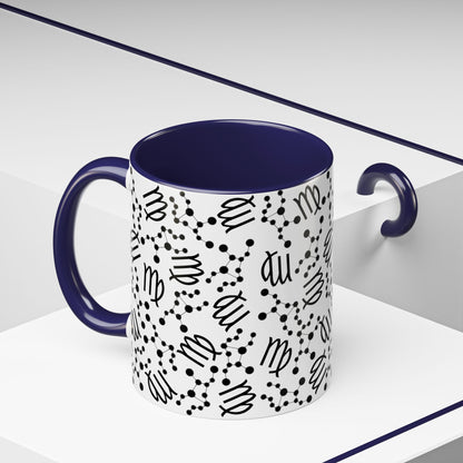 Accent Coffee Mug with the Virgo sign (11, 15oz)