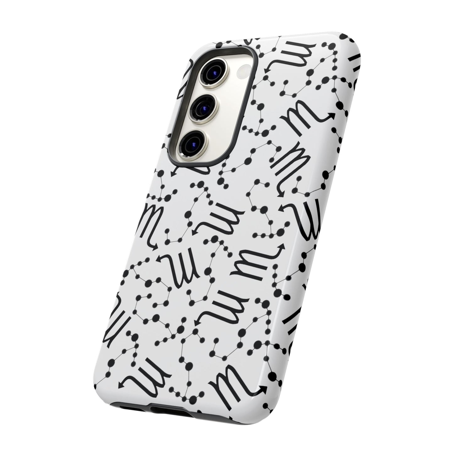 Tough Cases with the Scorpio Zodiac sign for iPhone, Samsung Galaxy, and Google Pixel devices