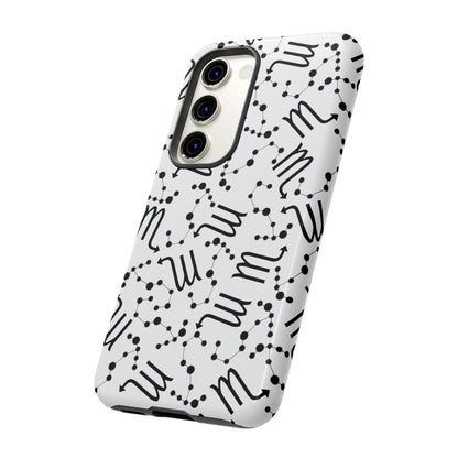 Tough Cases with the Scorpio Zodiac sign for iPhone, Samsung Galaxy, and Google Pixel devices