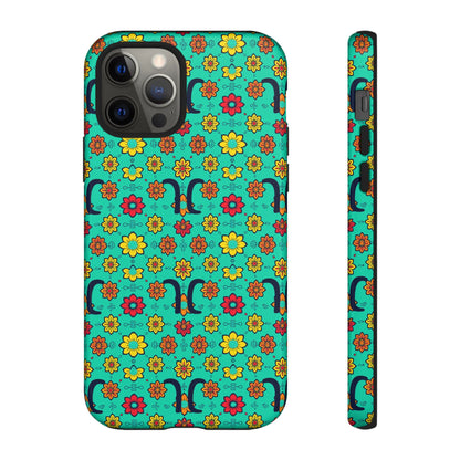 Tough Cases, Aquarius, Zodiac v2, Flower Pattern