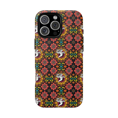 Tough Cases, Sagittarius, Zodiac v2, Flower Pattern