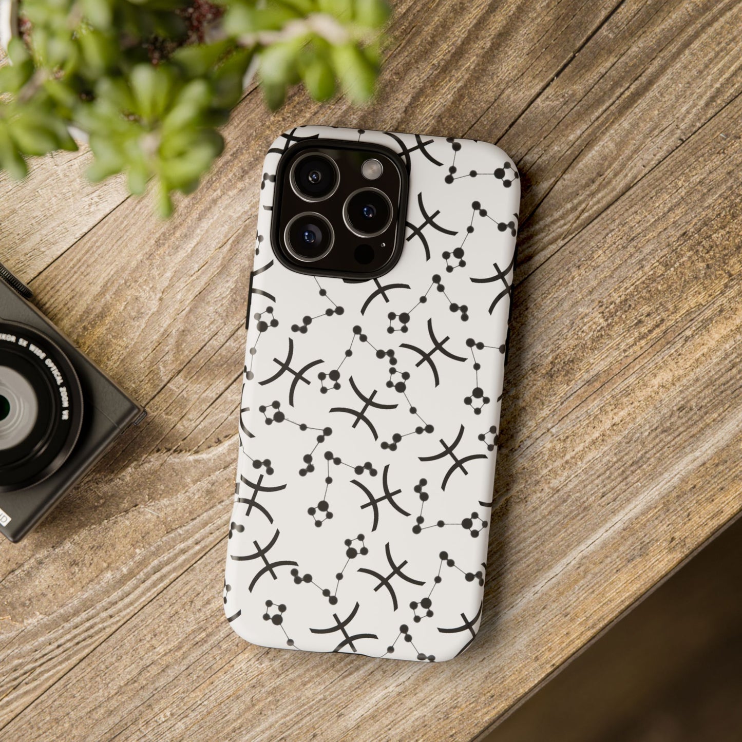 Tough Cases with the Pisces Zodiac sign for iPhone, Samsung Galaxy, and Google Pixel devices