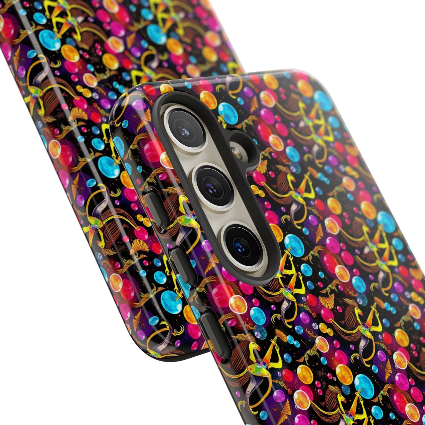 Tough Cases, Sagittarius, Zodiac v1, Bubble Pattern