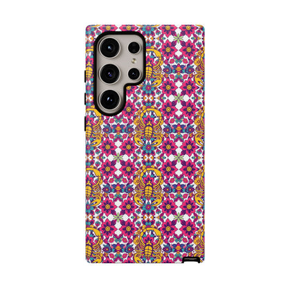 Tough Cases, Scorpio, Zodiac v2, Flower Pattern