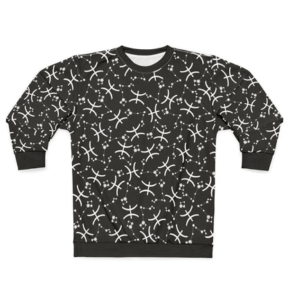 Zodiac AOP Unisex Sweatshirt Pisces Zodiac Sign