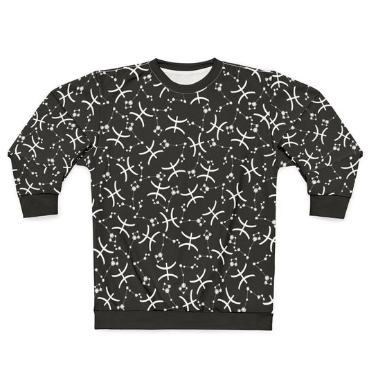 Zodiac AOP Unisex Sweatshirt Pisces Zodiac Sign