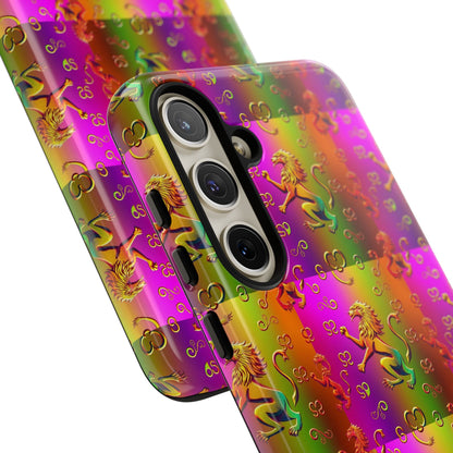 Tough Cases, Leo, Zodiac v1, Metal Pattern