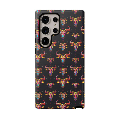 Tough Cases, Taurus, Zodiac, Metal Pattern