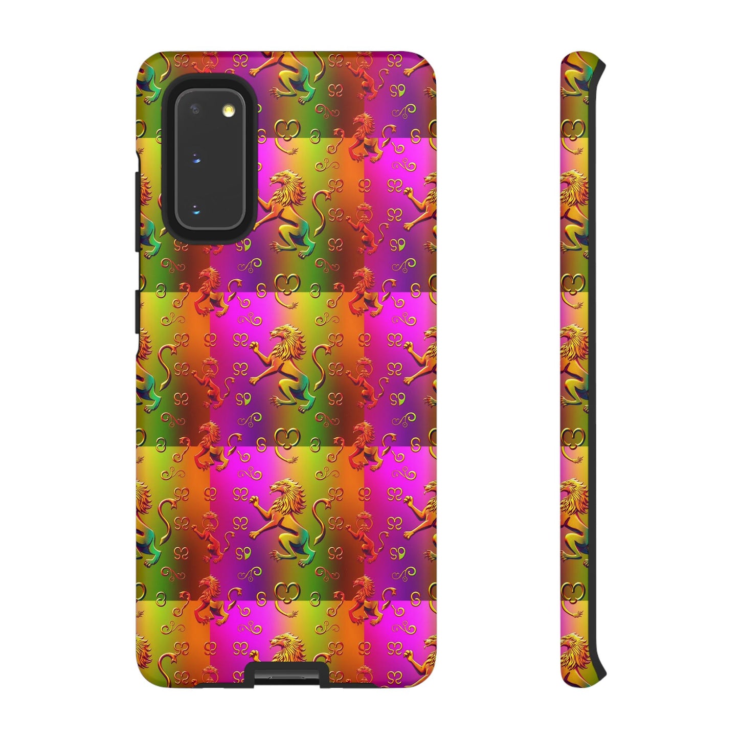 Tough Cases, Leo, Zodiac v1, Metal Pattern