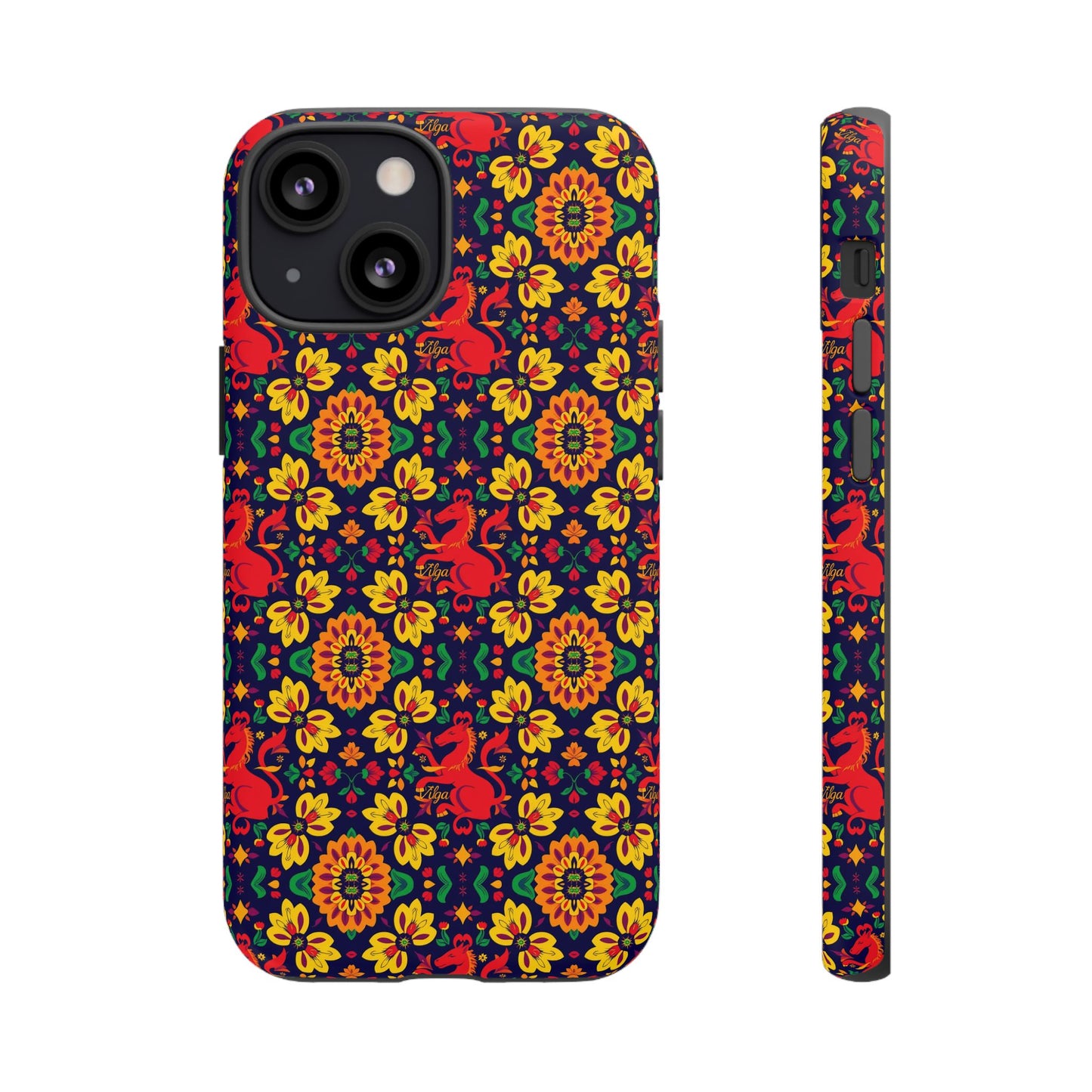 Tough Cases, Virgo, Zodiac v2, Flower Pattern