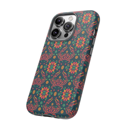 Tough Cases, Cancer, Zodiac v4, Flower Pattern