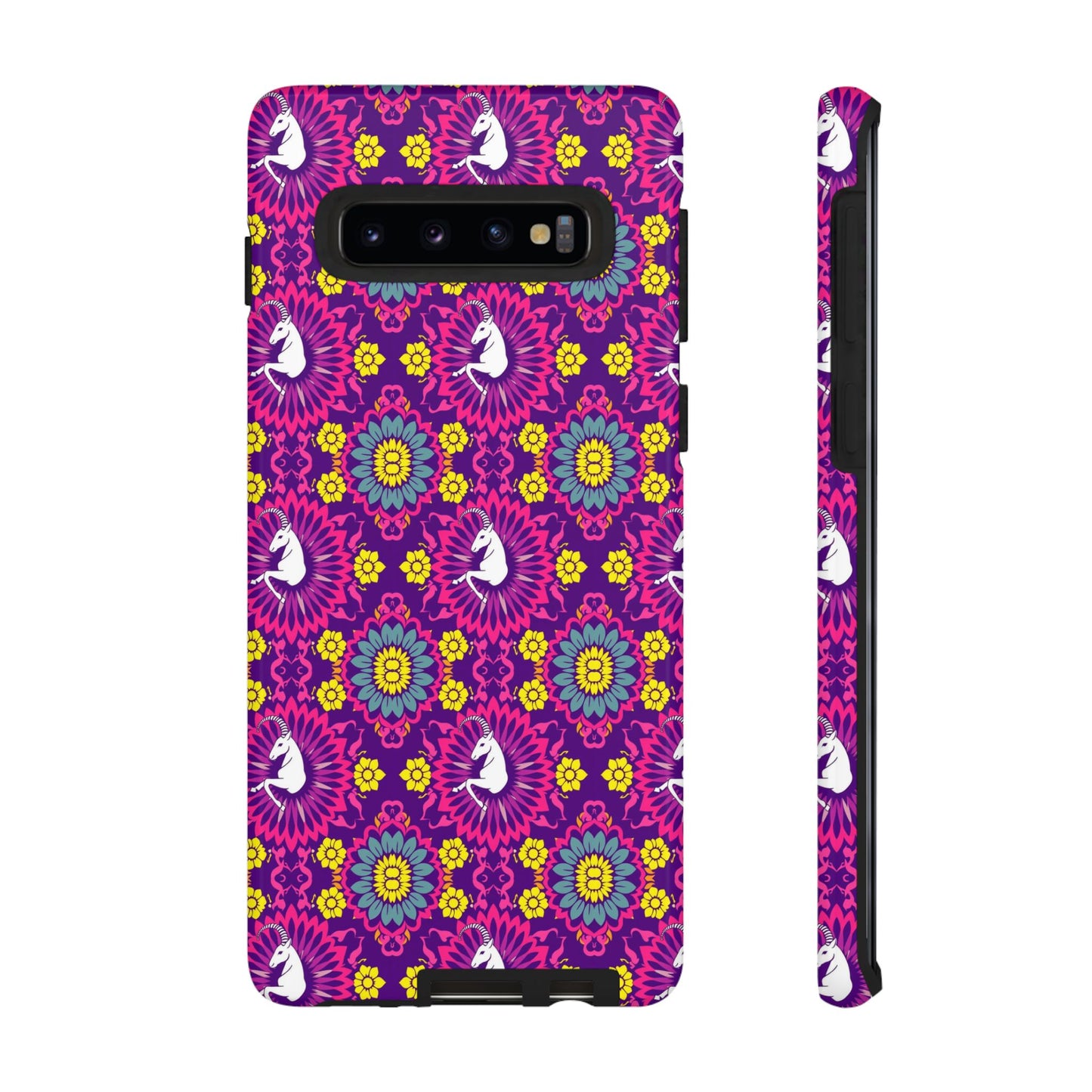 Tough Cases, Capricorn, Zodiac, Flower Pattern