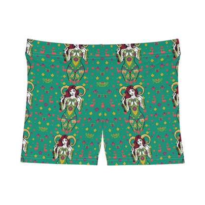 Women's Shorts, (AOP), Aries, Zodiac v2, Sexy Pattern