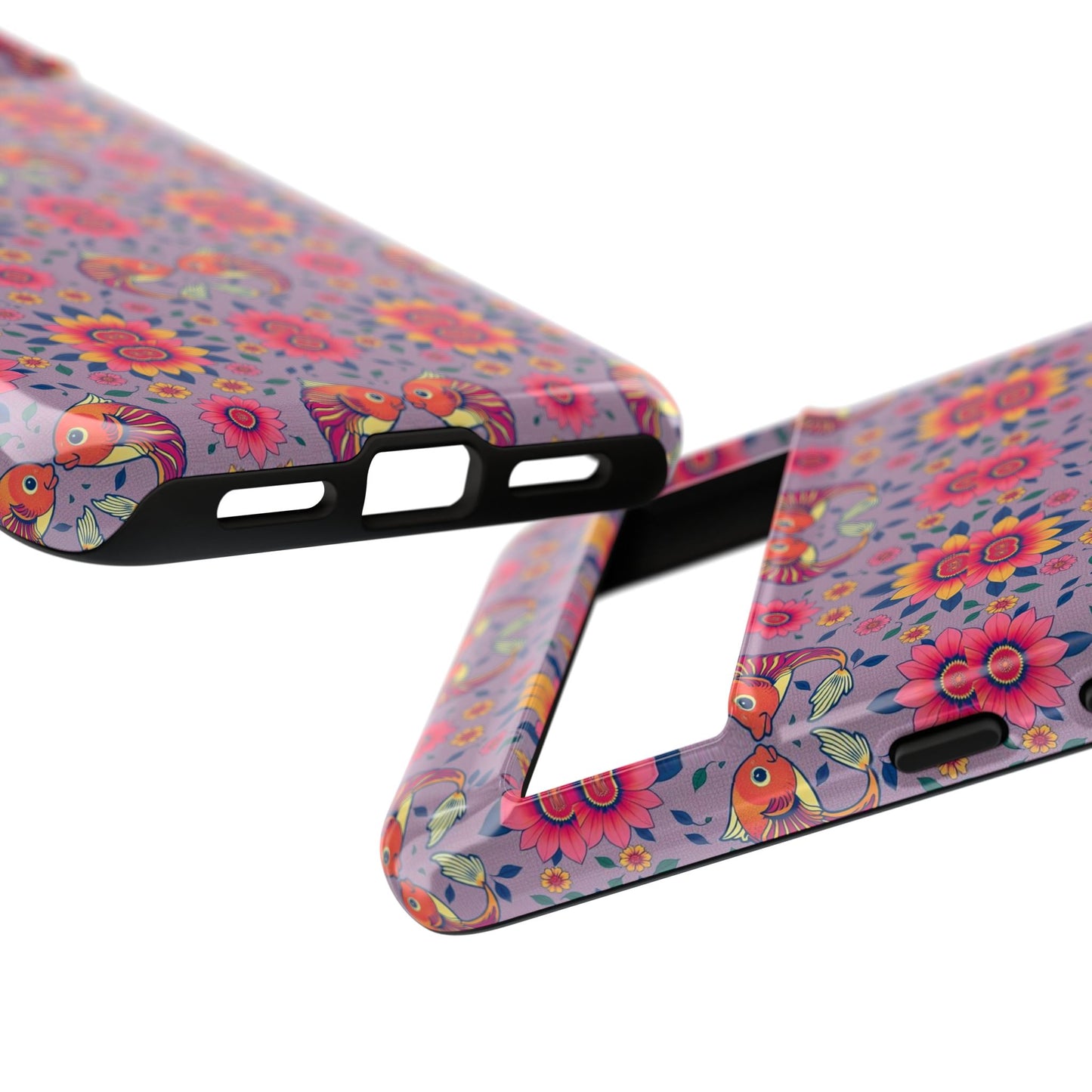 Tough Cases, Pisces, Zodiac v3, Flower Pattern