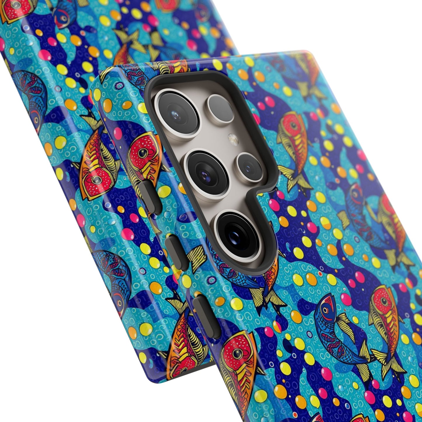 Tough Cases, Pisces, Zodiac v2, Bubble Pattern
