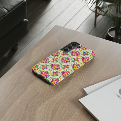 Tough Cases, Cancer, Zodiac v3, Flower Pattern