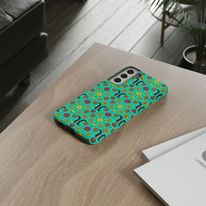 Tough Cases, Aquarius, Zodiac v2, Flower Pattern