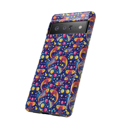Tough Cases, Pisces, Zodiac, Bubble Pattern