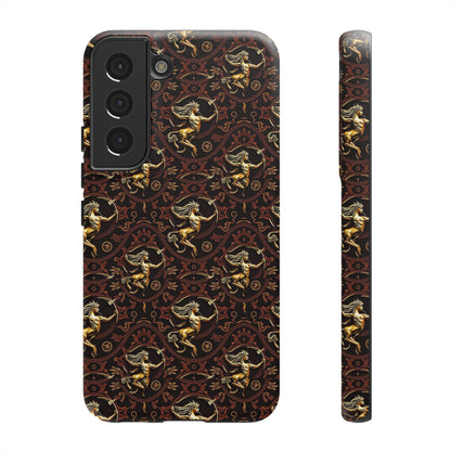 Tough Cases, Sagittarius, Zodiac, Metal Pattern