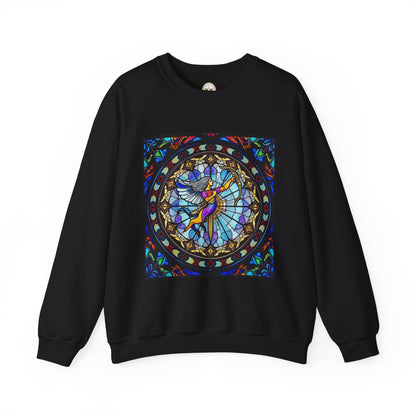 Unisex Heavy Blend™ Crewneck Sweatshirt, Glass, Sagittarius Zodiac Design