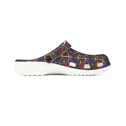 EVA Foam Rubber Shoes, (AOP), Libra, Zodiac v2, Pattern