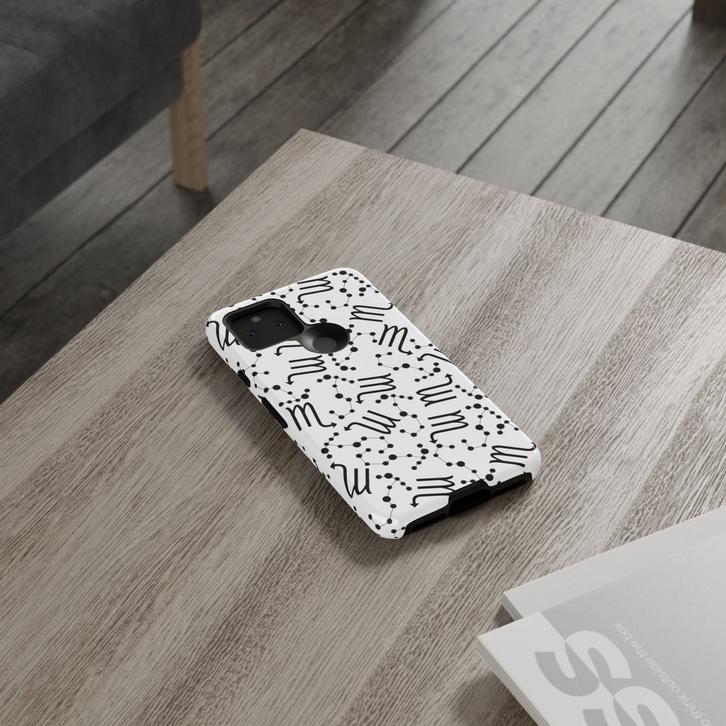 Tough Cases with the Scorpio Zodiac sign for iPhone, Samsung Galaxy, and Google Pixel devices