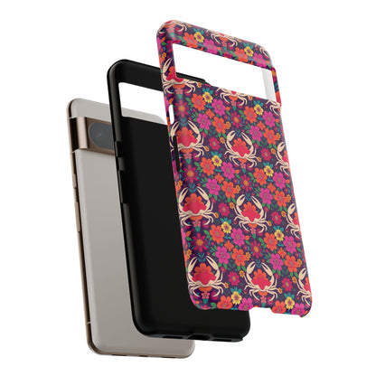 Tough Cases, Cancer, Zodiac v1, Flower Pattern