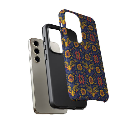 Tough Cases, Taurus, Zodiac v3, Flower Pattern