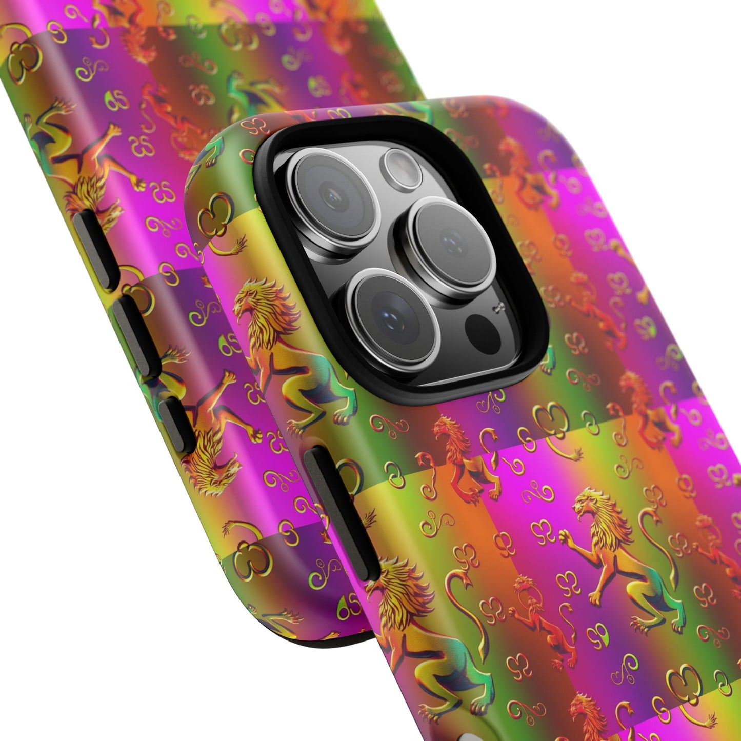 Tough Cases, Leo, Zodiac v1, Metal Pattern