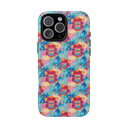 Tough Cases, Pisces, Zodiac v1, Bubble Pattern