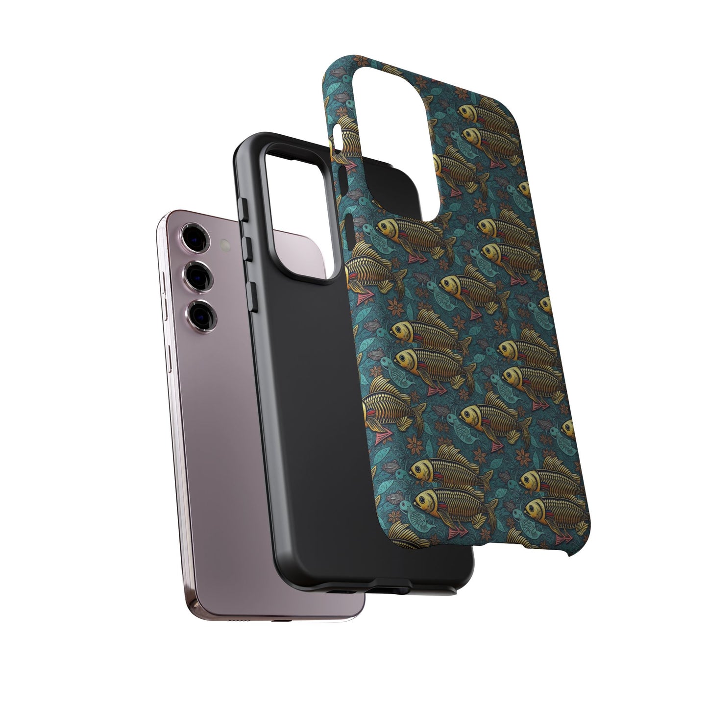 Tough Cases, Pisces, Zodiac v1, Metal Pattern