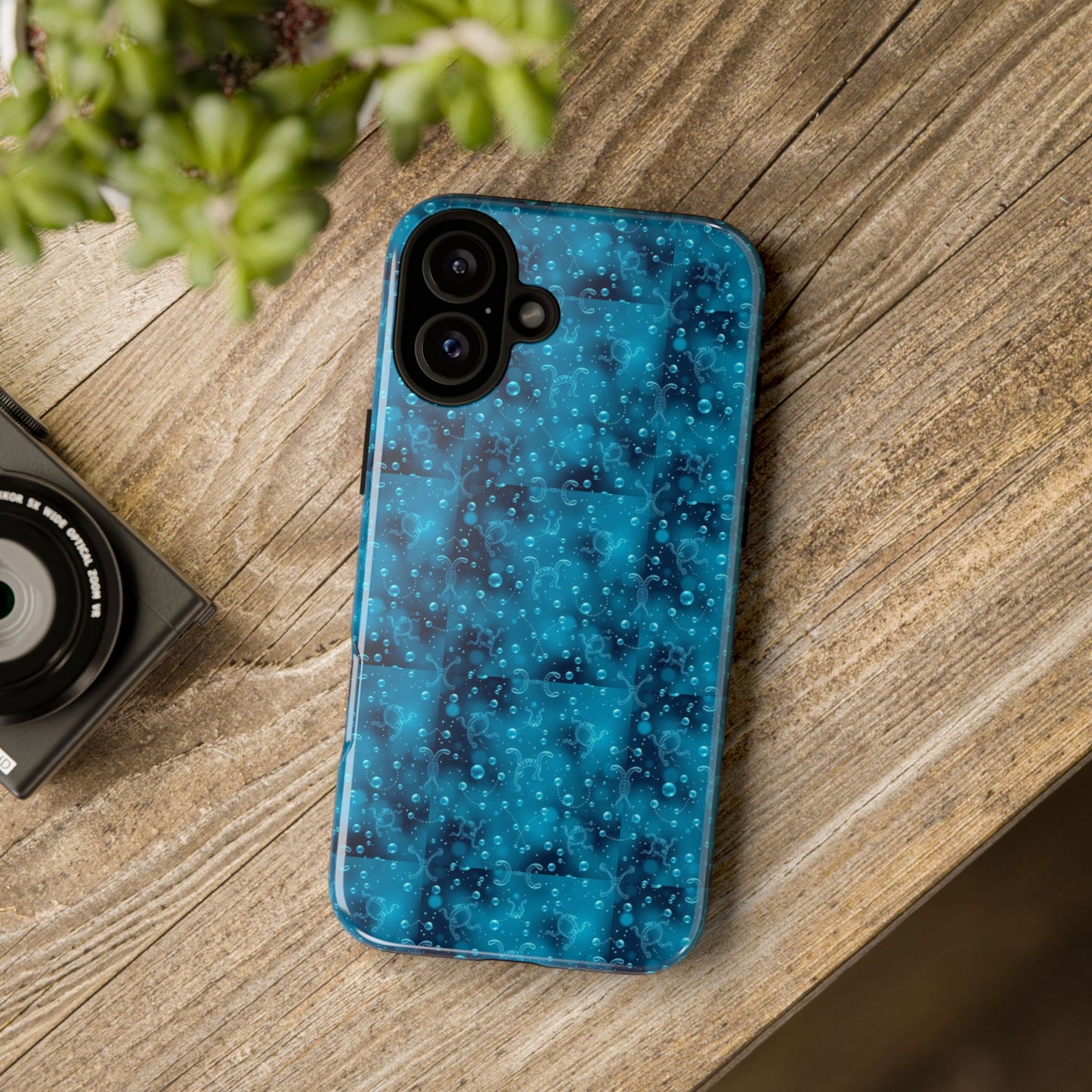 Tough Cases, Aquarius, Zodiac v3, Bubble Pattern