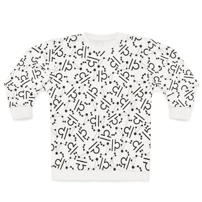 Zodiac AOP Unisex Sweatshirt Libra Zodiac Sign