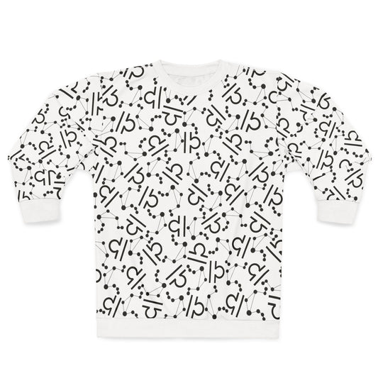 Zodiac AOP Unisex Sweatshirt Libra Zodiac Sign